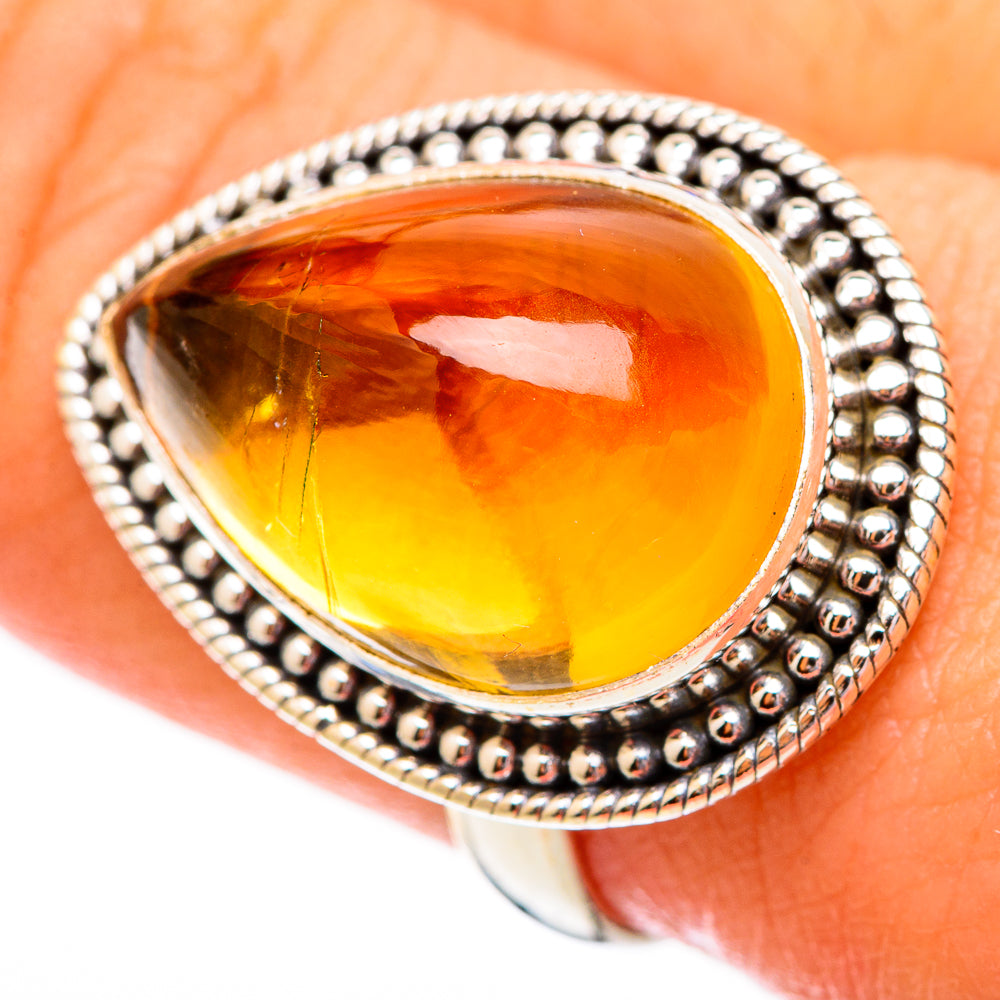Citrine Rings handcrafted by Ana Silver Co - RING117169