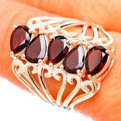 Garnet Rings handcrafted by Ana Silver Co - RING117170