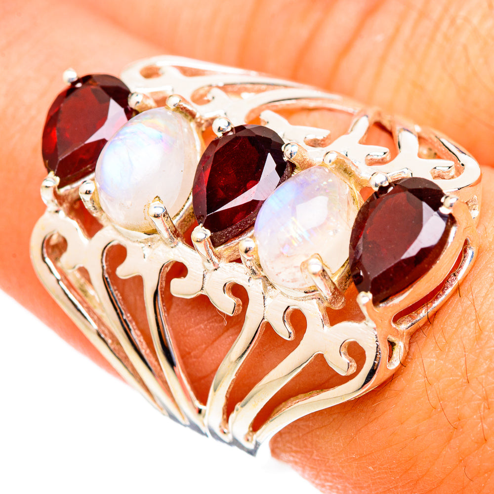 Garnet Rings handcrafted by Ana Silver Co - RING117171