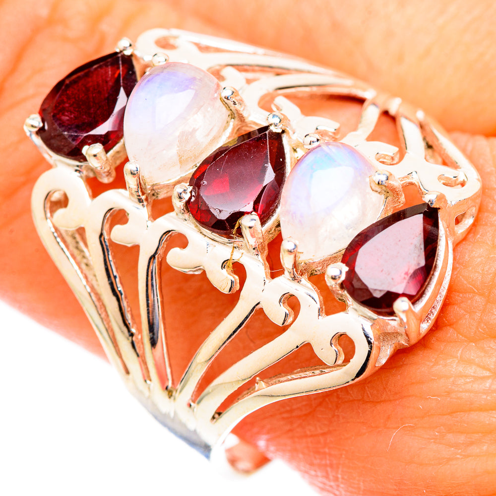 Garnet Rings handcrafted by Ana Silver Co - RING117187