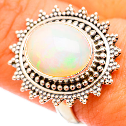 Ethiopian Opal Rings handcrafted by Ana Silver Co - RING117200