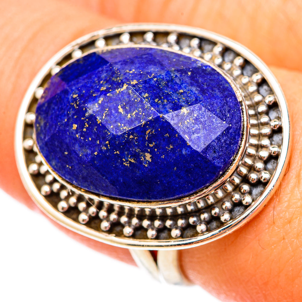 Lapis Lazuli Rings handcrafted by Ana Silver Co - RING117205