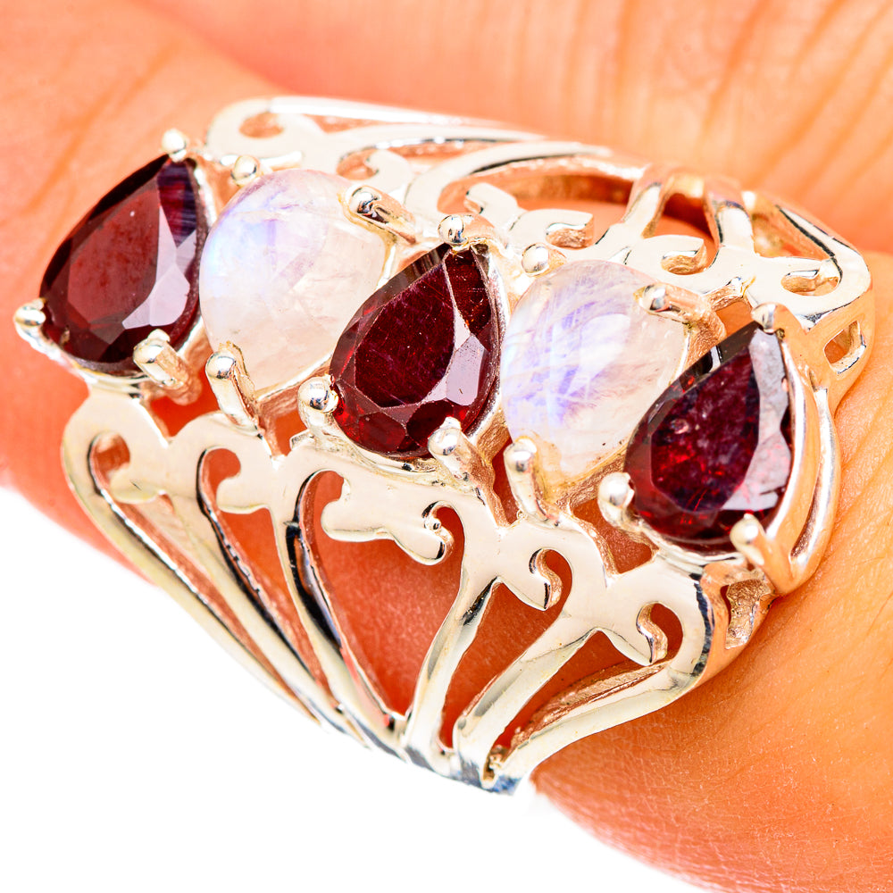 Garnet Rings handcrafted by Ana Silver Co - RING117212