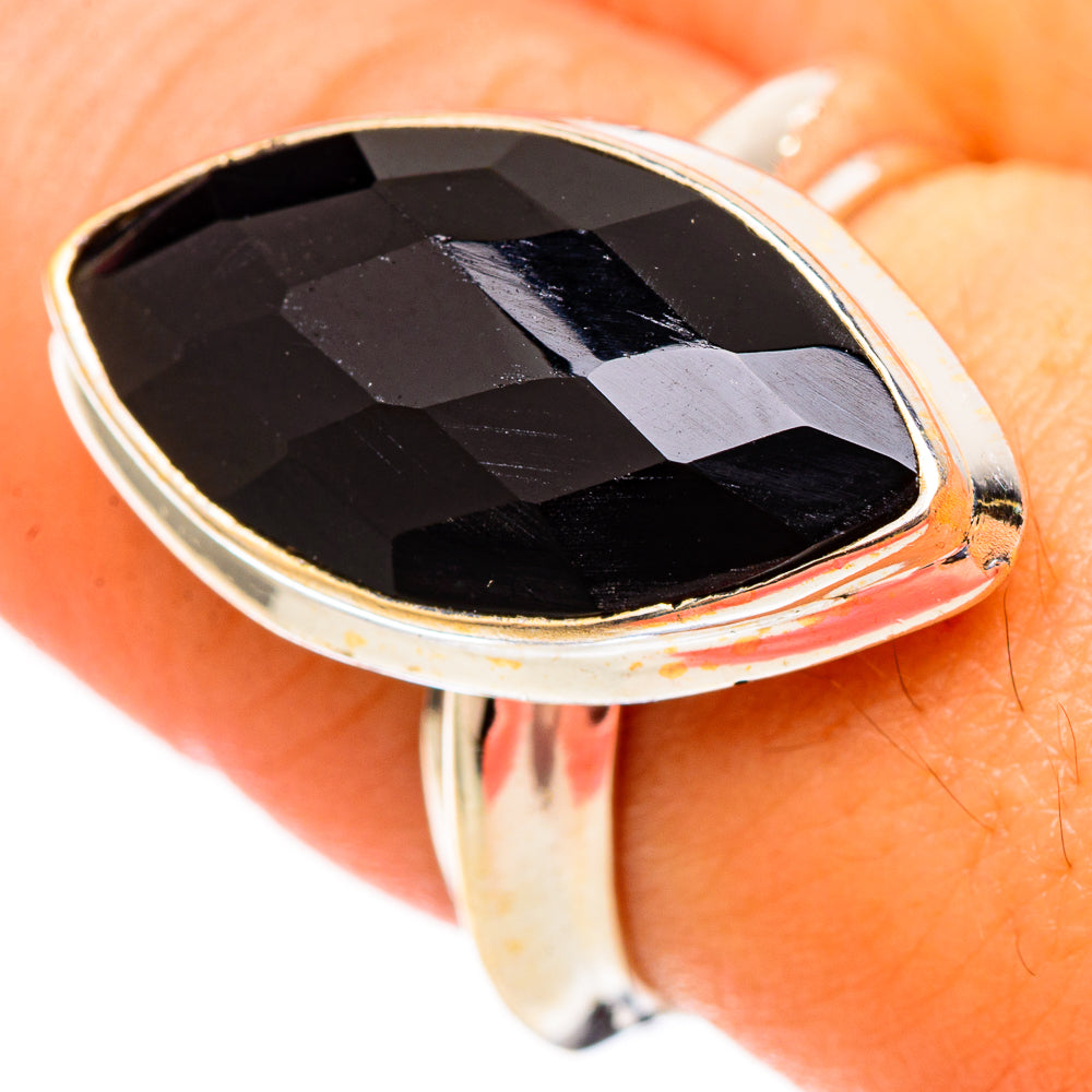 Black Onyx Rings handcrafted by Ana Silver Co - RING117219