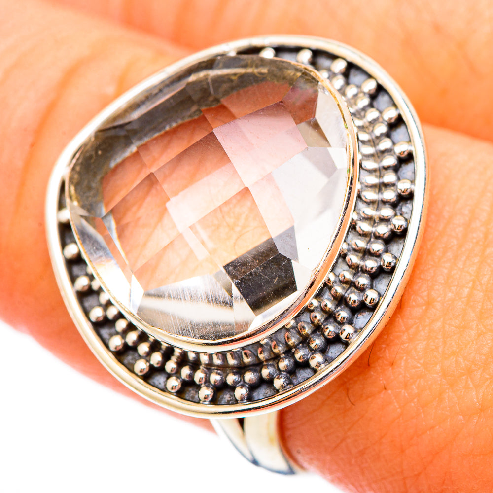 White Quartz Rings handcrafted by Ana Silver Co - RING117223