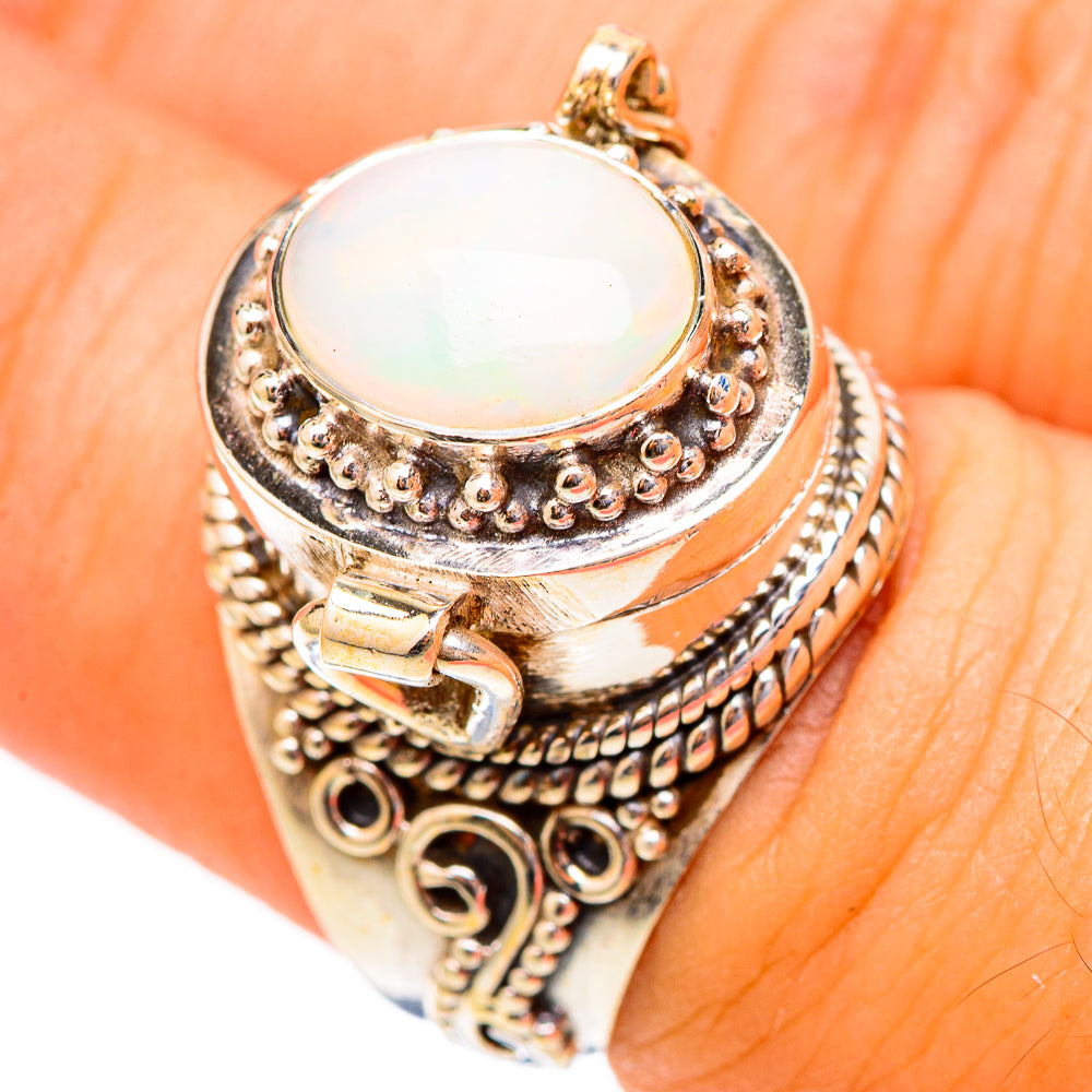 Ethiopian Opal Rings handcrafted by Ana Silver Co - RING117227