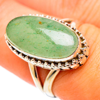 Prehnite Rings handcrafted by Ana Silver Co - RING117235