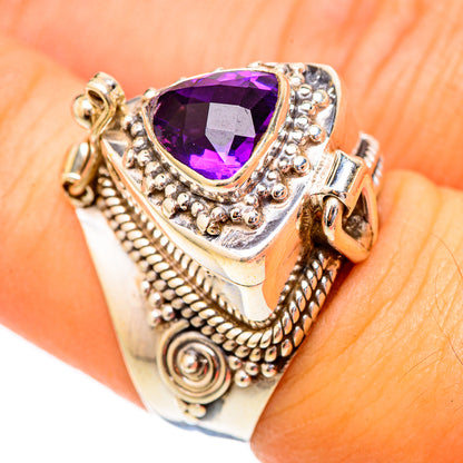 Brazilian Amethyst Rings handcrafted by Ana Silver Co - RING117246