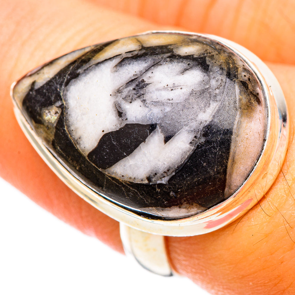 Chrysanthemum Stone Rings handcrafted by Ana Silver Co - RING117247