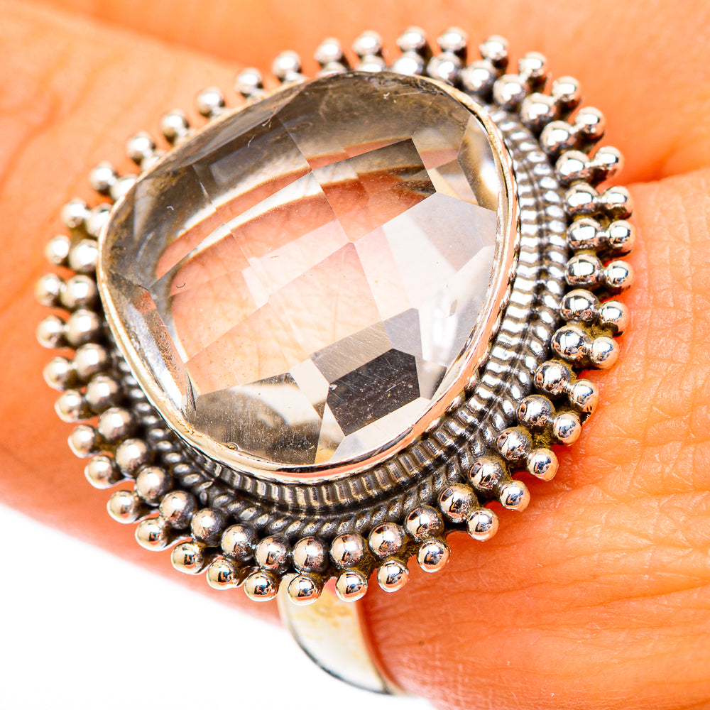 White Quartz Rings handcrafted by Ana Silver Co - RING117252