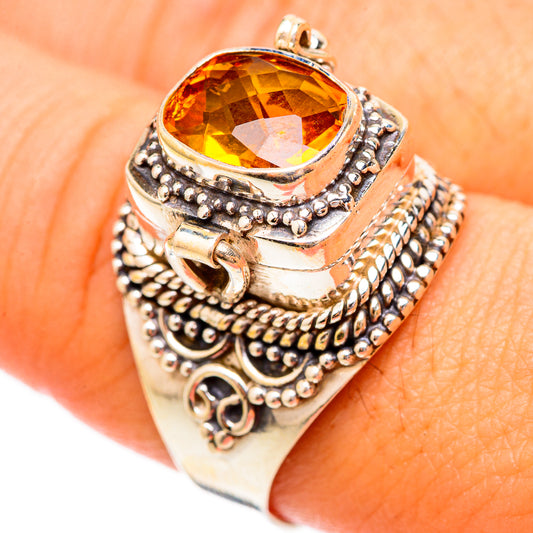 Mandarin Citrine Rings handcrafted by Ana Silver Co - RING117266