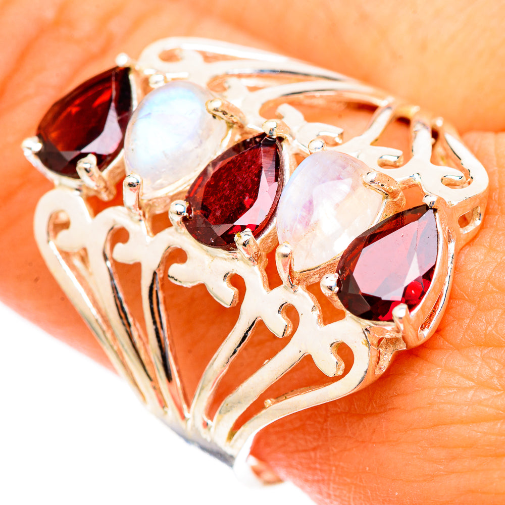 Garnet Rings handcrafted by Ana Silver Co - RING117267