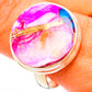 Kingman Pink Dahlia Turquoise Rings handcrafted by Ana Silver Co - RING117279