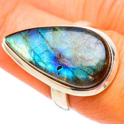 Labradorite Rings handcrafted by Ana Silver Co - RING117283