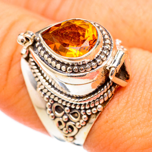 Mandarin Citrine Rings handcrafted by Ana Silver Co - RING117290