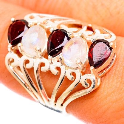 Garnet Rings handcrafted by Ana Silver Co - RING117294