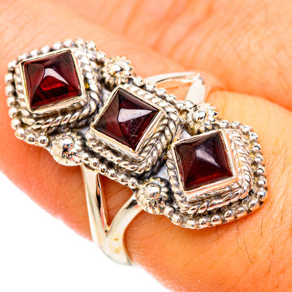 Garnet Rings handcrafted by Ana Silver Co - RING117295