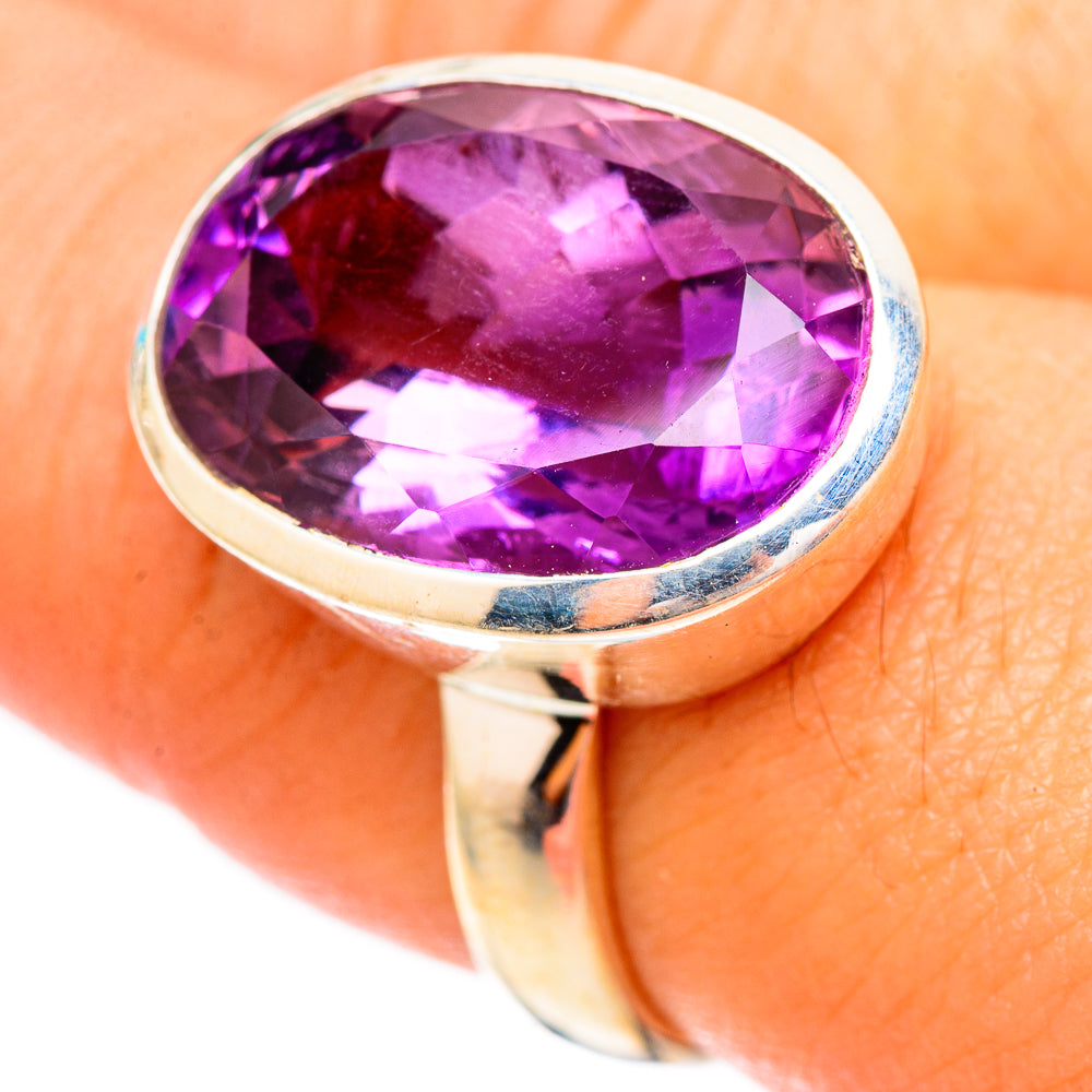 Amethyst Rings handcrafted by Ana Silver Co - RING117297