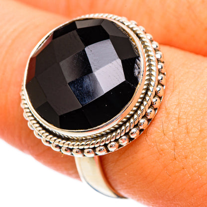 Black Onyx Rings handcrafted by Ana Silver Co - RING117300