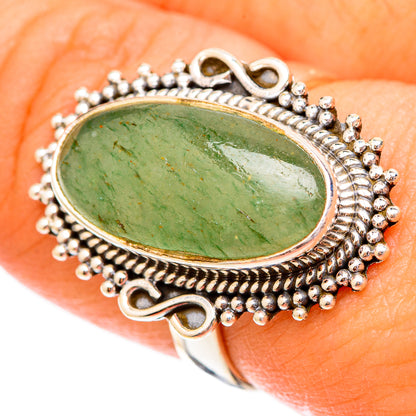 Prehnite Rings handcrafted by Ana Silver Co - RING117314