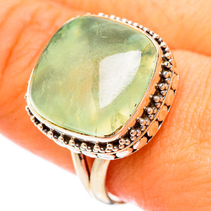 Prehnite Rings handcrafted by Ana Silver Co - RING117316