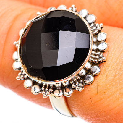 Black Onyx Rings handcrafted by Ana Silver Co - RING117327