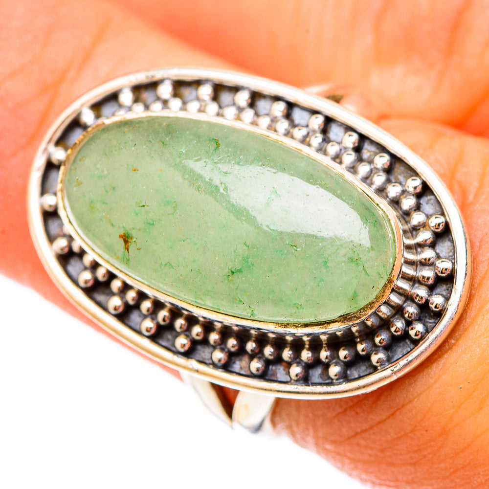 Prehnite Rings handcrafted by Ana Silver Co - RING117338
