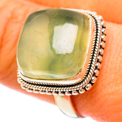 Prehnite Rings handcrafted by Ana Silver Co - RING117339
