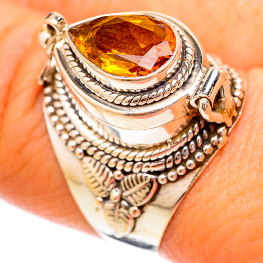 Mandarin Citrine Rings handcrafted by Ana Silver Co - RING117343