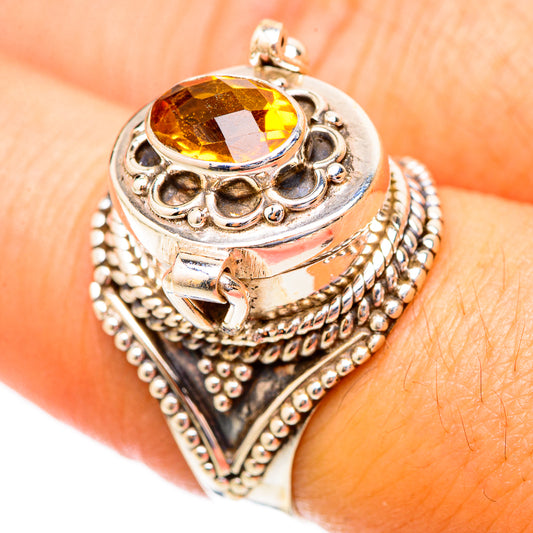 Mandarin Citrine Rings handcrafted by Ana Silver Co - RING117344