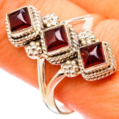 Garnet Rings handcrafted by Ana Silver Co - RING117345