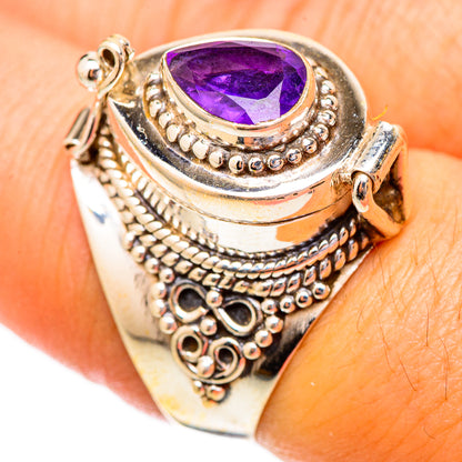 Brazilian Amethyst Rings handcrafted by Ana Silver Co - RING117349