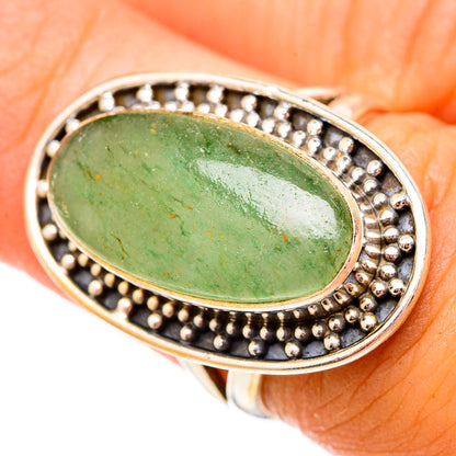 Prehnite Rings handcrafted by Ana Silver Co - RING117361