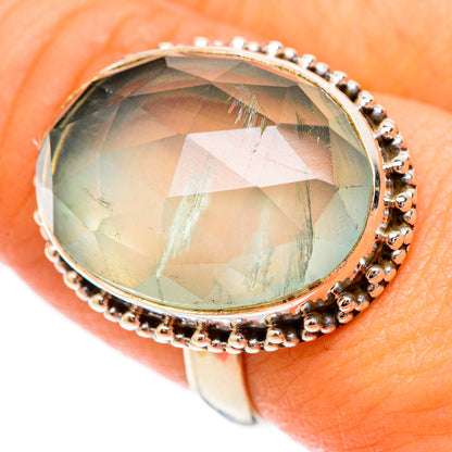 Aqua Chalcedony Rings handcrafted by Ana Silver Co - RING117363