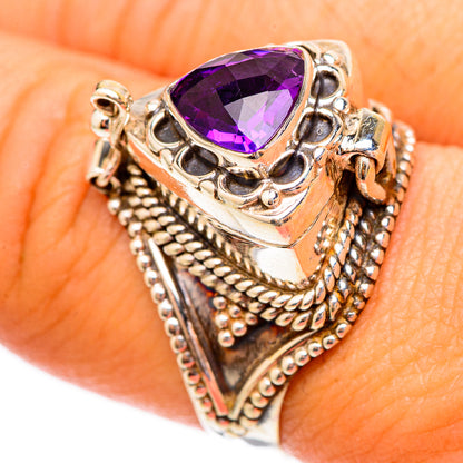 Brazilian Amethyst Rings handcrafted by Ana Silver Co - RING117366