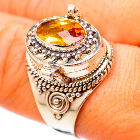 Mandarin Citrine Rings handcrafted by Ana Silver Co - RING117383