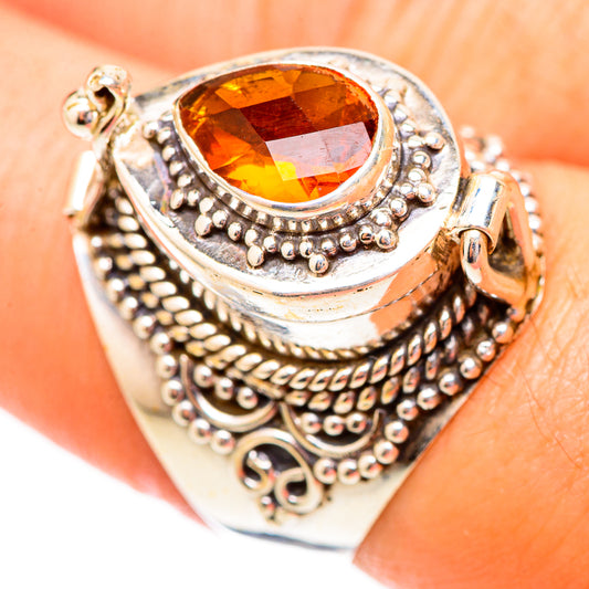Mandarin Citrine Rings handcrafted by Ana Silver Co - RING117384