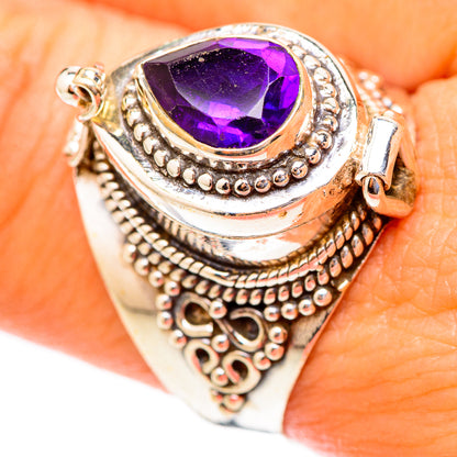 Brazilian Amethyst Rings handcrafted by Ana Silver Co - RING117386