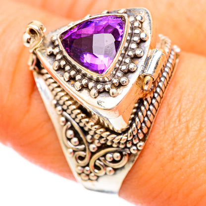 Brazilian Amethyst Rings handcrafted by Ana Silver Co - RING117388
