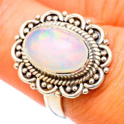 Ethiopian Opal Rings handcrafted by Ana Silver Co - RING117399