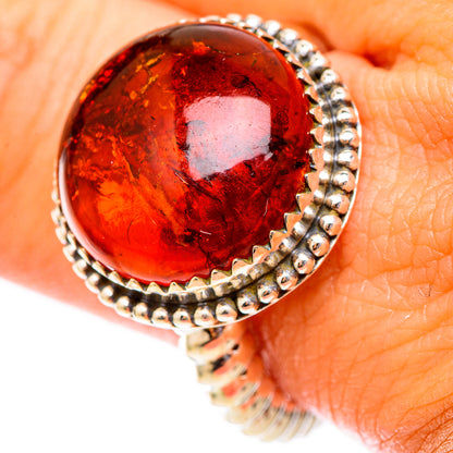 Baltic Amber Rings handcrafted by Ana Silver Co - RING117411