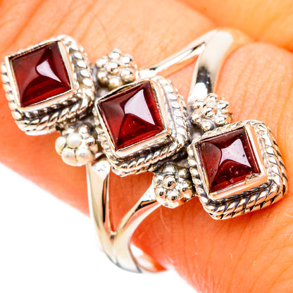 Garnet Rings handcrafted by Ana Silver Co - RING117416