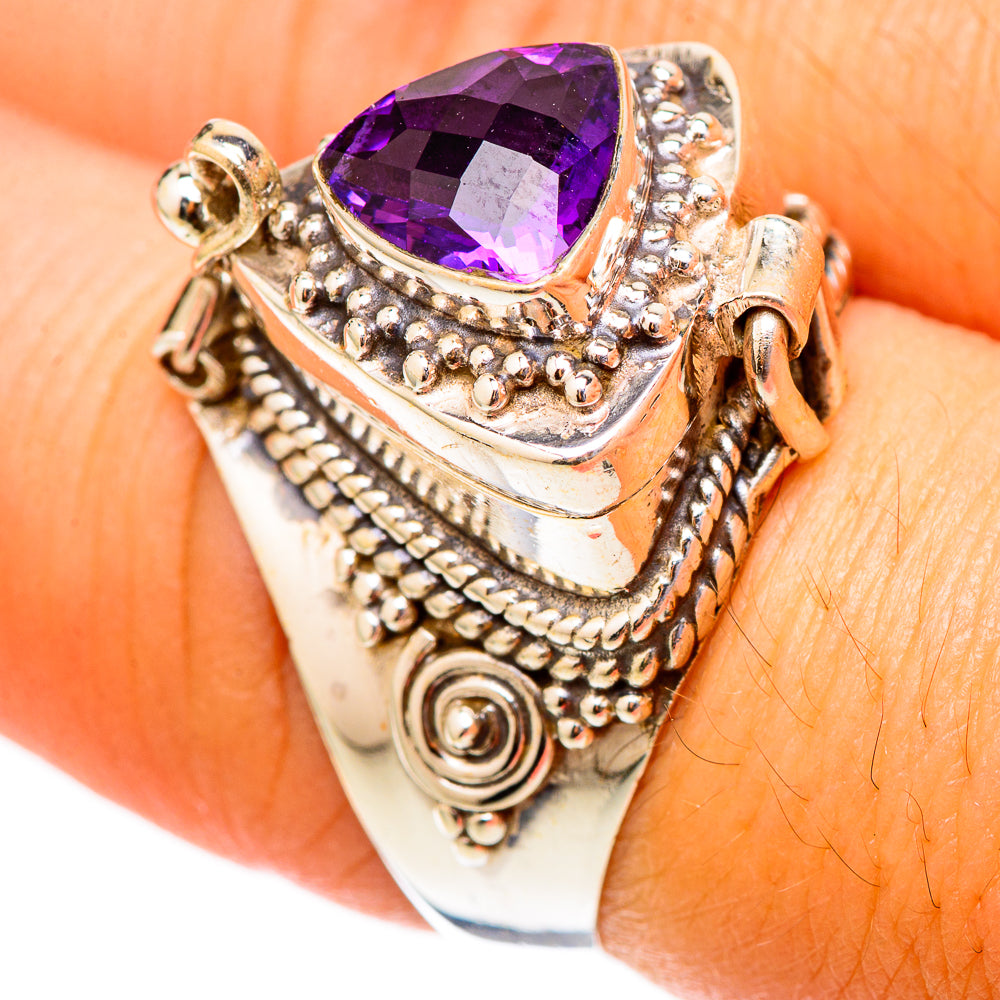 Amethyst Rings handcrafted by Ana Silver Co - RING117418