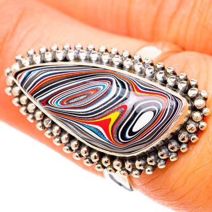 Fordite Rings handcrafted by Ana Silver Co - RING117426