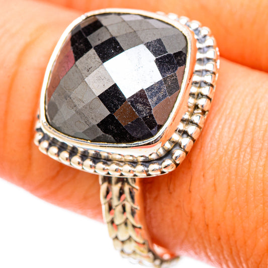 Hematite Rings handcrafted by Ana Silver Co - RING117430