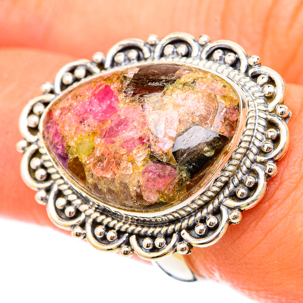 Tourmaline Rings handcrafted by Ana Silver Co - RING117441