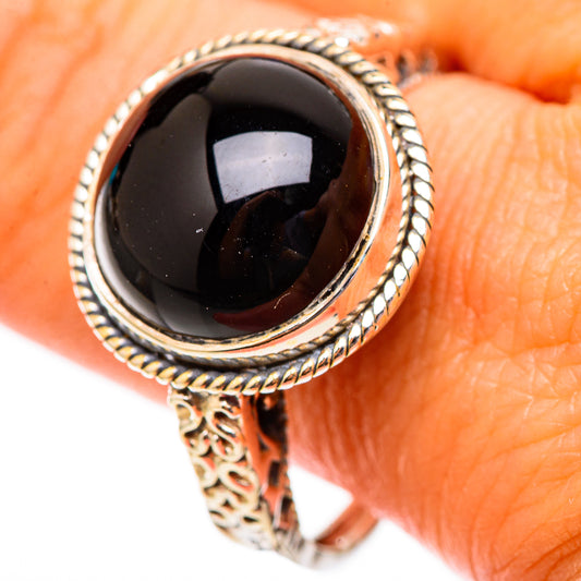 Black Onyx Rings handcrafted by Ana Silver Co - RING117450