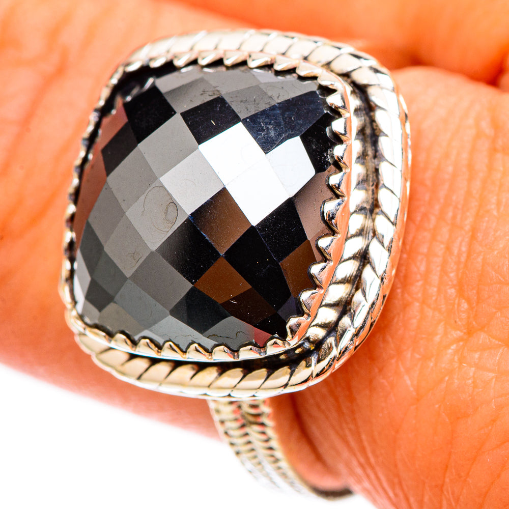 Hematite Rings handcrafted by Ana Silver Co - RING117458
