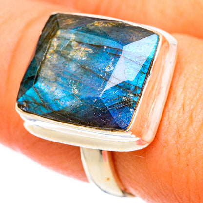 Labradorite Rings handcrafted by Ana Silver Co - RING117462