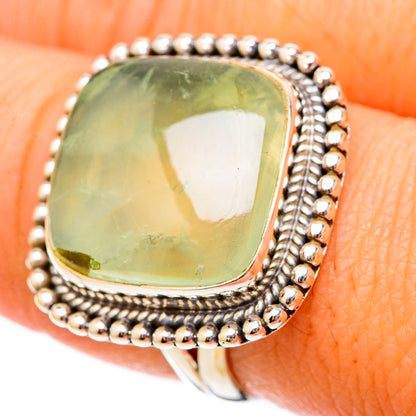 Prehnite Rings handcrafted by Ana Silver Co - RING117465